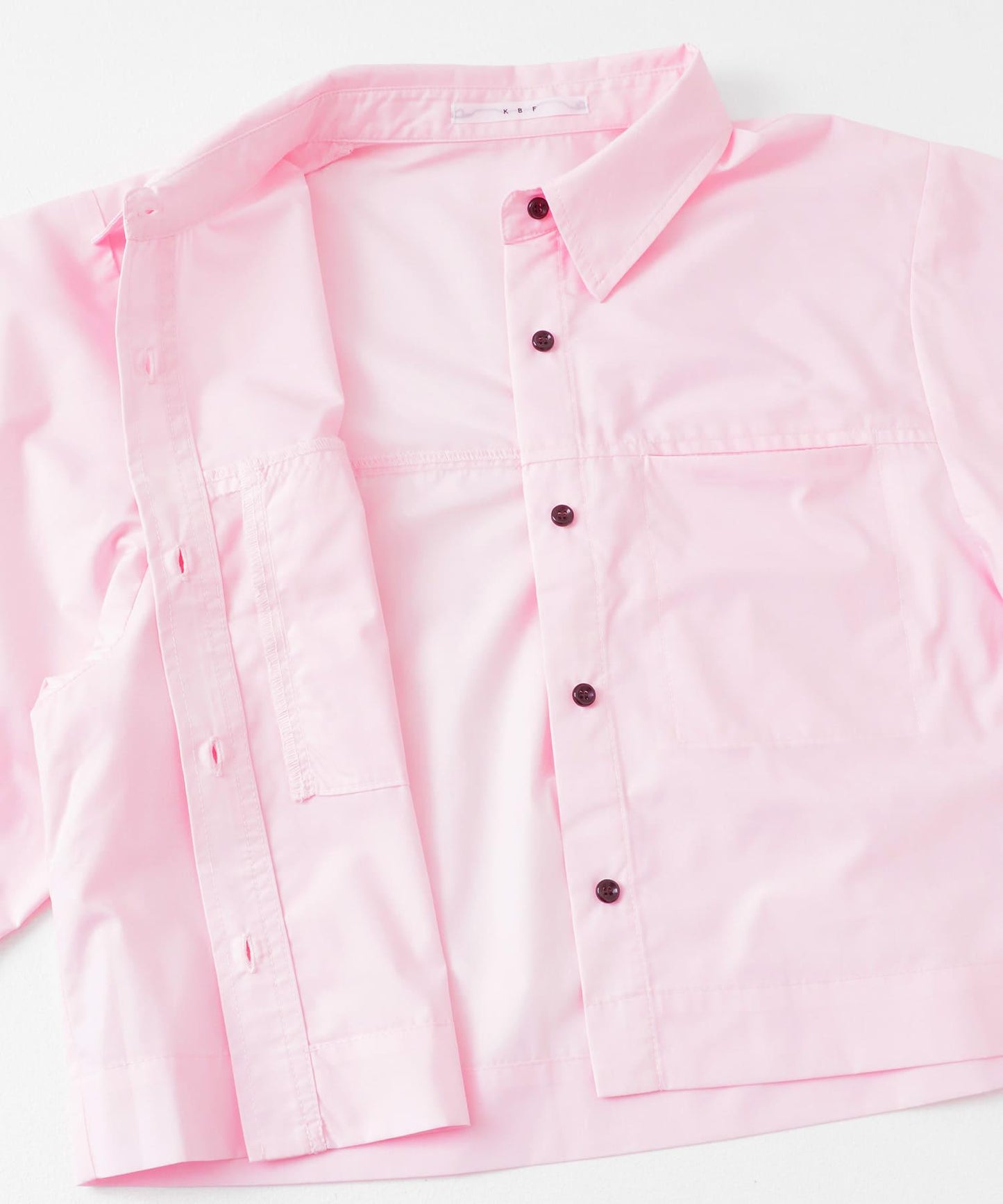 短款五分袖襯衫