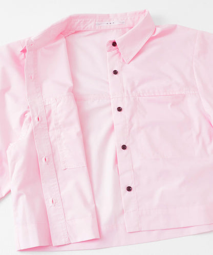 短款五分袖襯衫