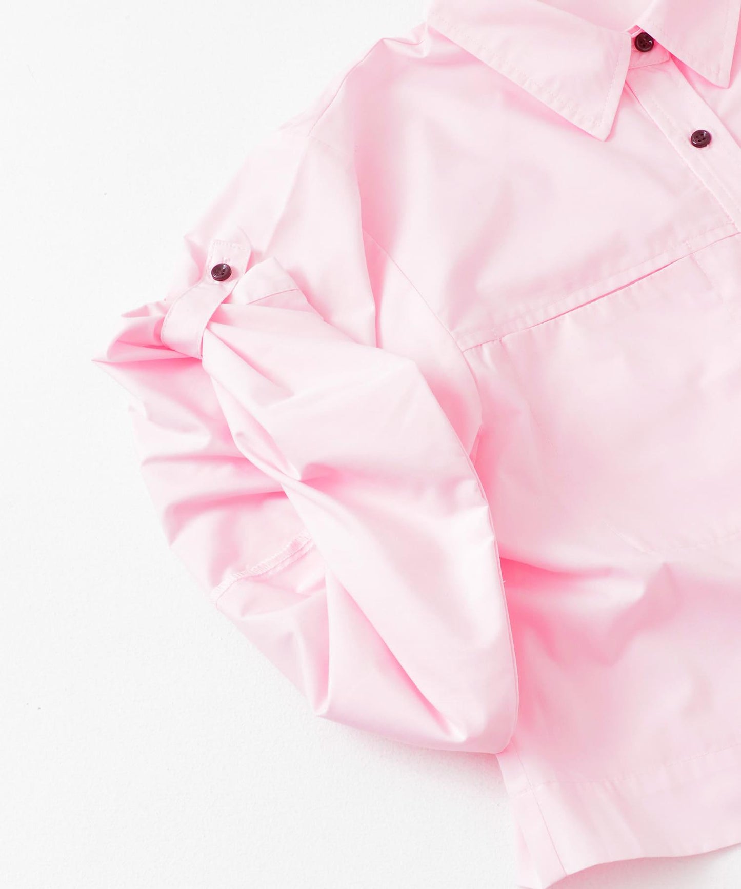 短款五分袖襯衫