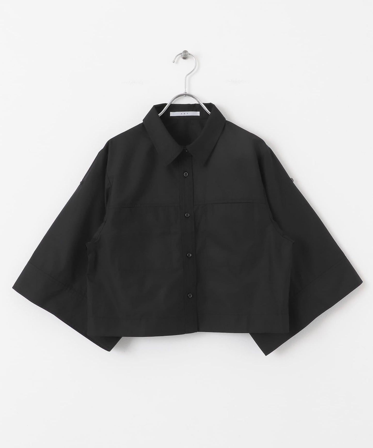 短款五分袖襯衫