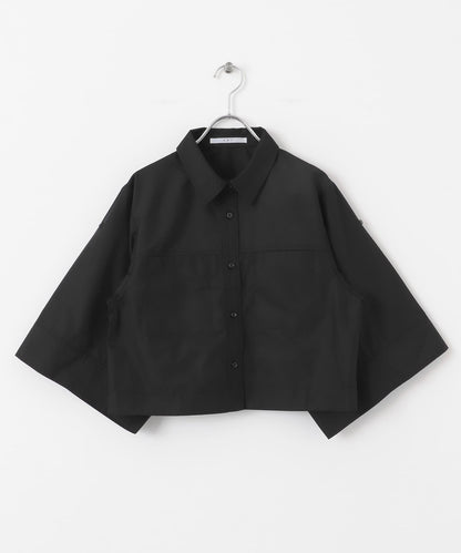 短款五分袖襯衫