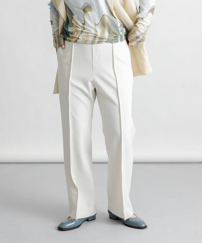 2尺碼可選褶飾直筒褲