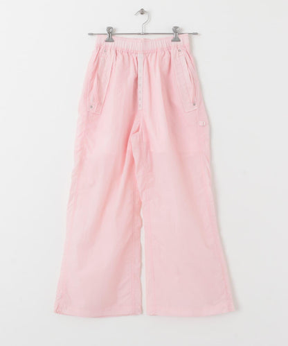 抽繩下襬尼龍長褲