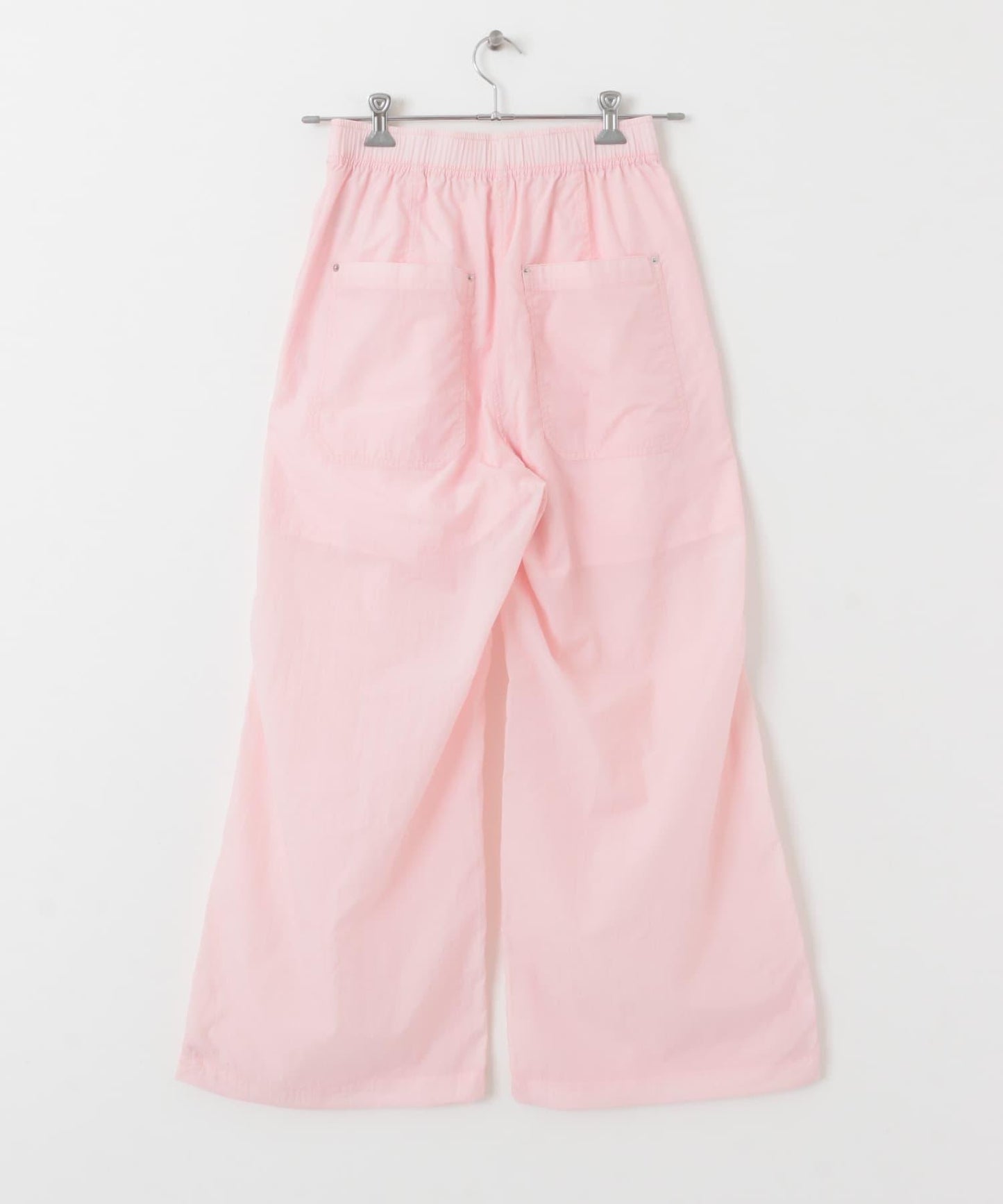 抽繩下襬尼龍長褲