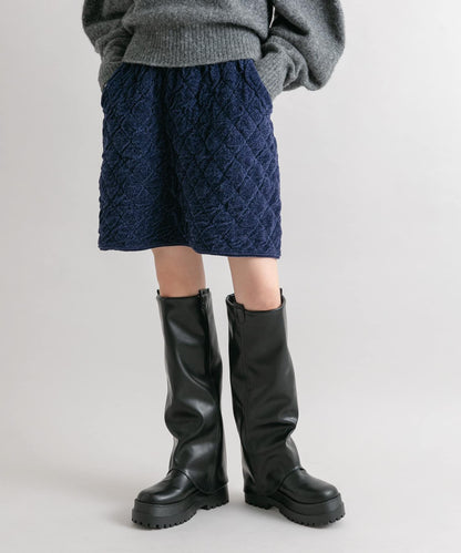 絎縫針織半身裙