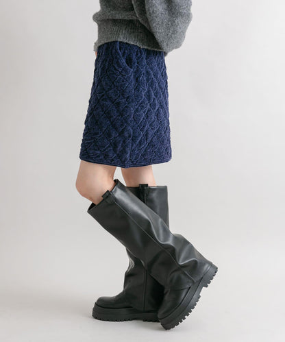 絎縫針織半身裙