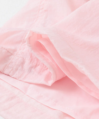 抽繩下襬尼龍長褲