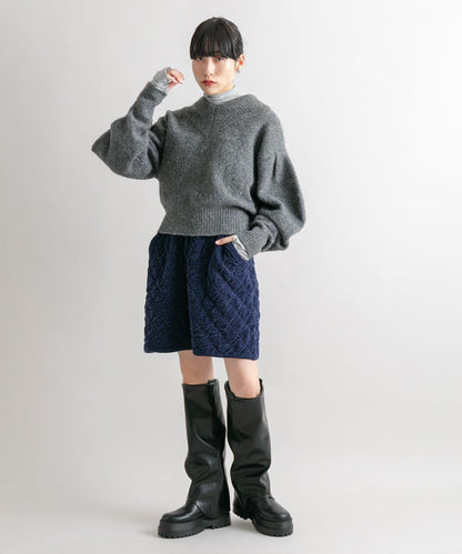 絎縫針織半身裙