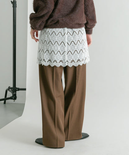 蕾絲疊層褲