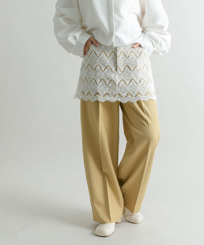 蕾絲疊層褲