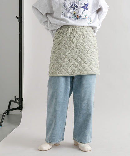 絎縫針織半身裙