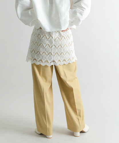 蕾絲疊層褲