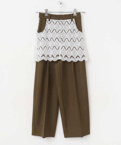 蕾絲疊層褲
