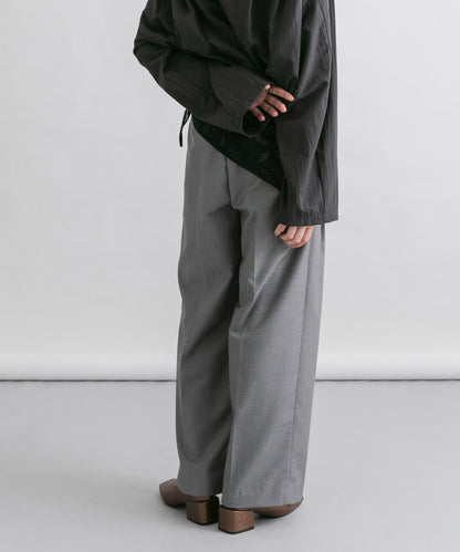 蕾絲圍巾套裝長褲