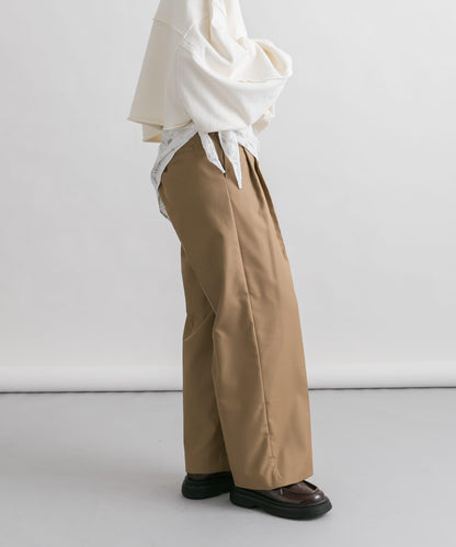 蕾絲圍巾套裝長褲