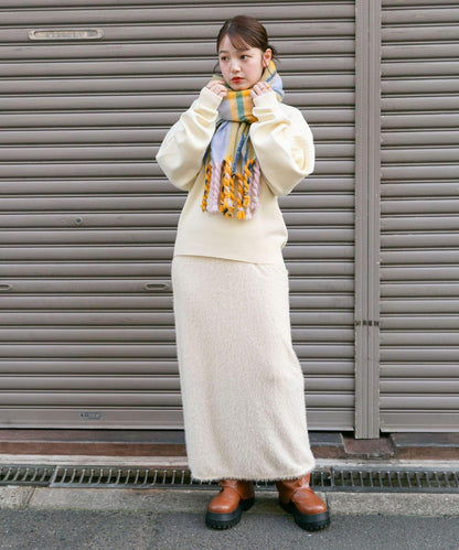 亮片羽毛半身裙