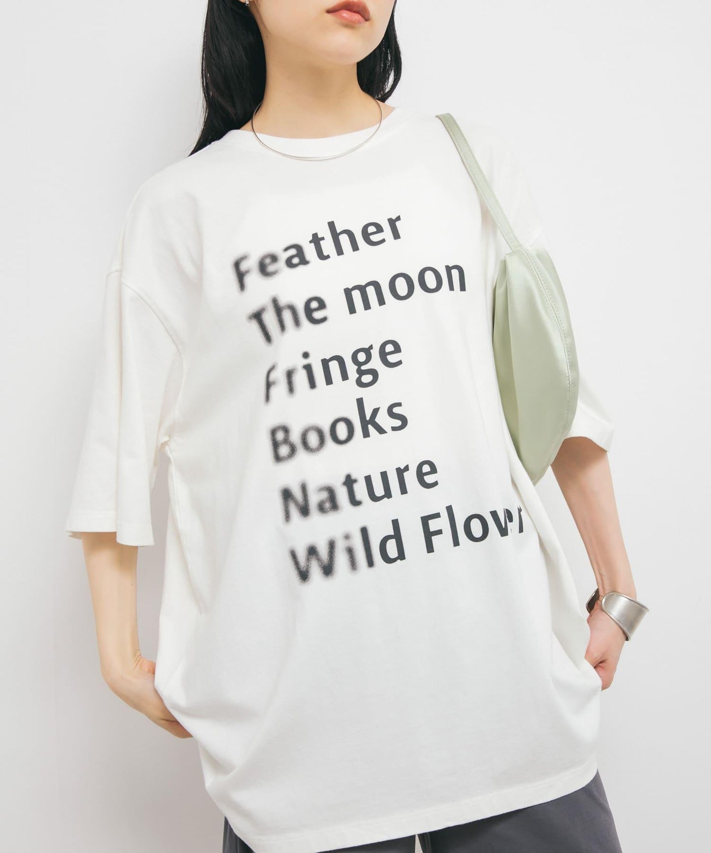 復古風格寬鬆T恤