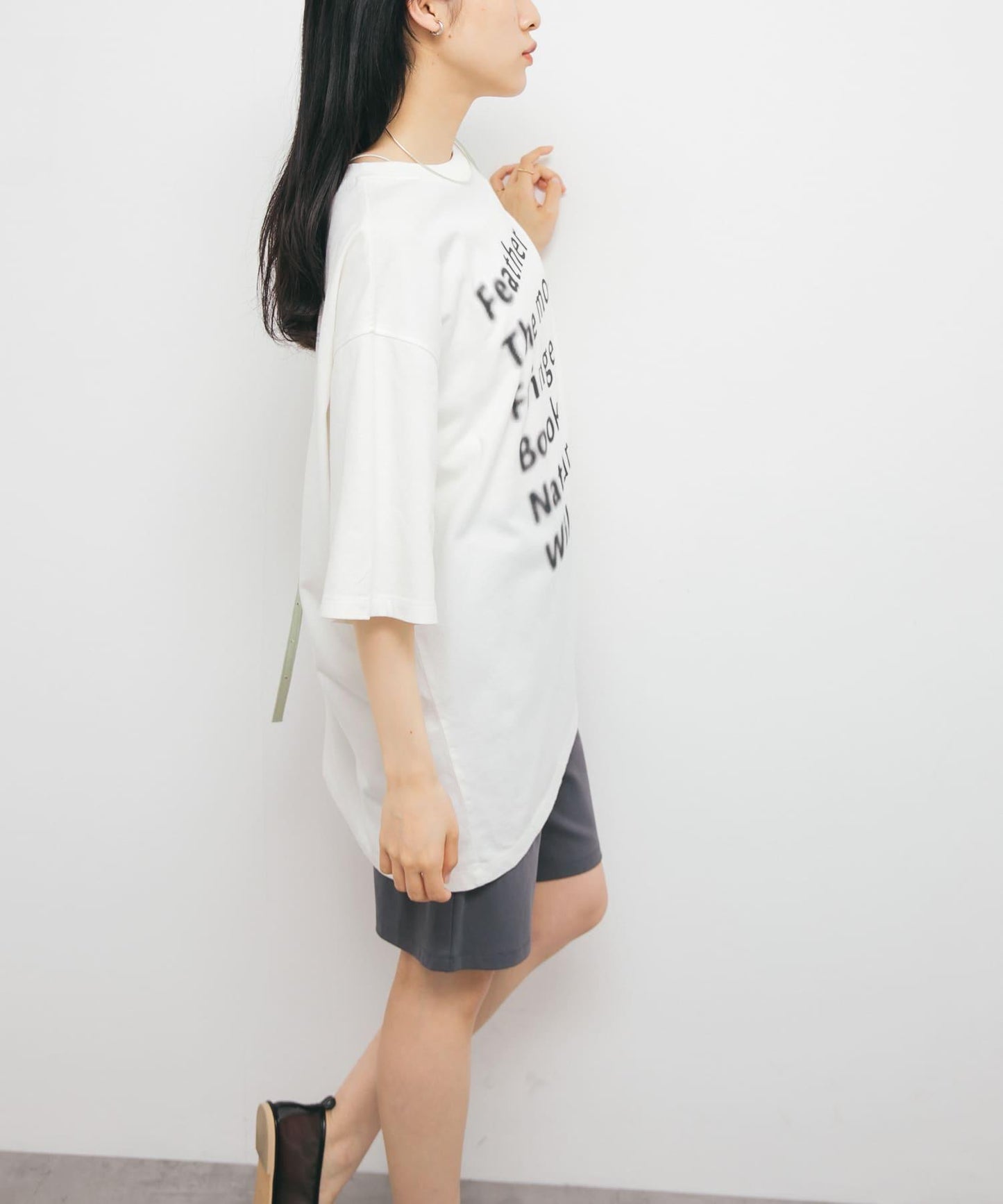 復古風格寬鬆T恤