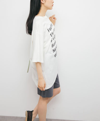 復古風格寬鬆T恤