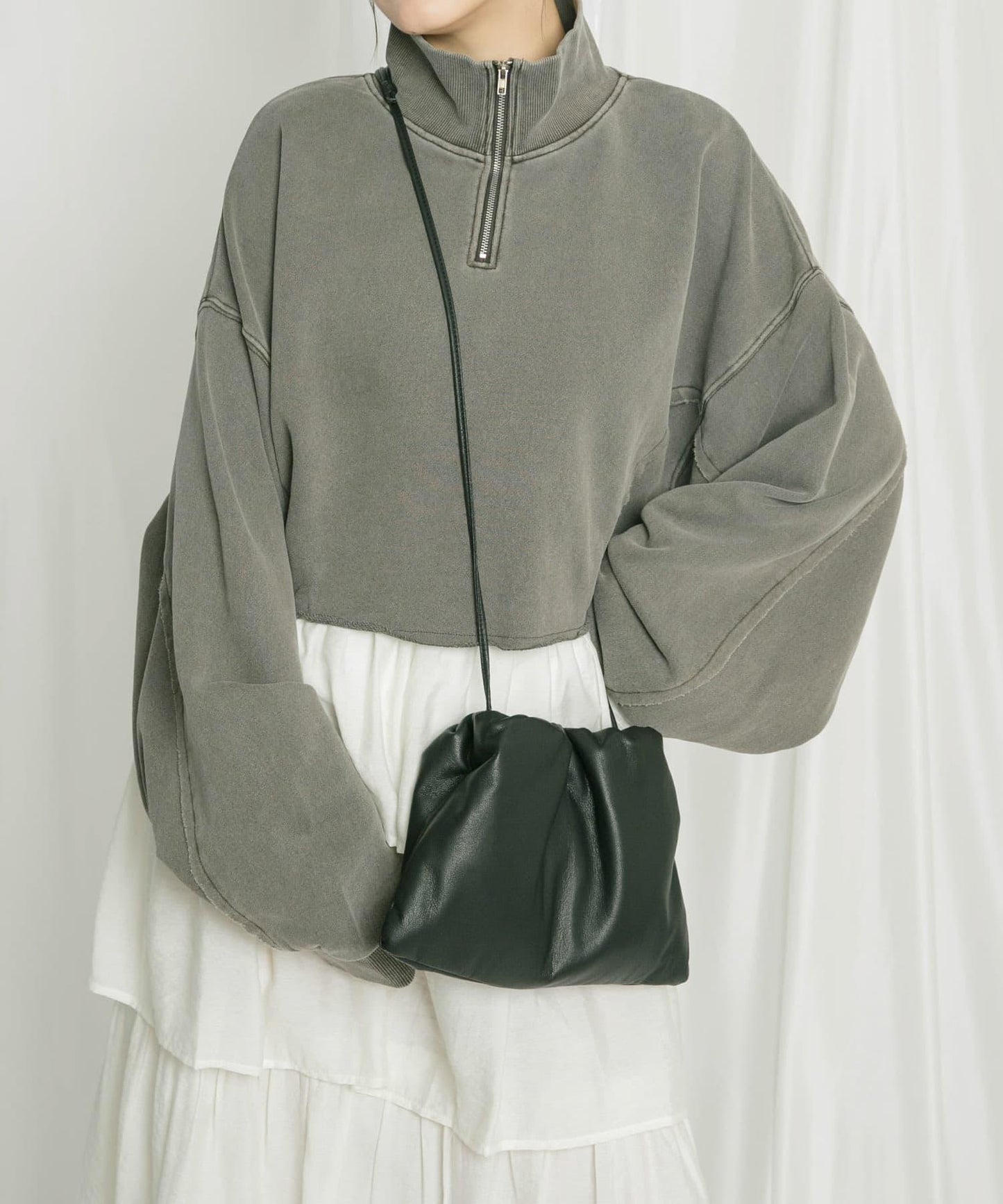 球形鏈條褶皺手提包