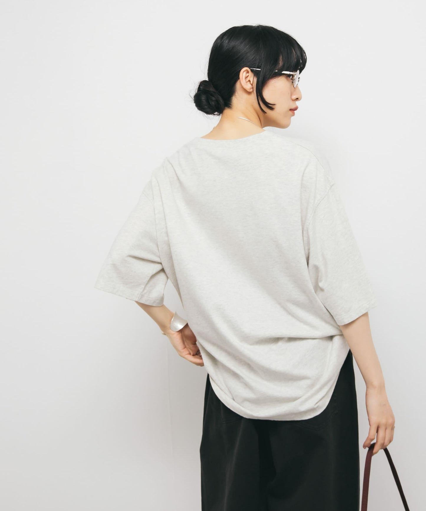 復古風格寬鬆T恤