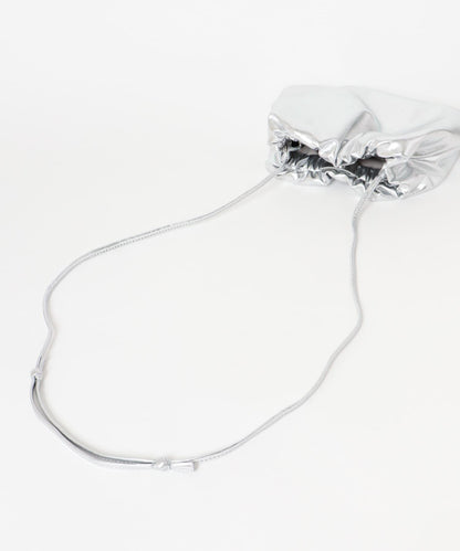 球形鏈條褶皺手提包