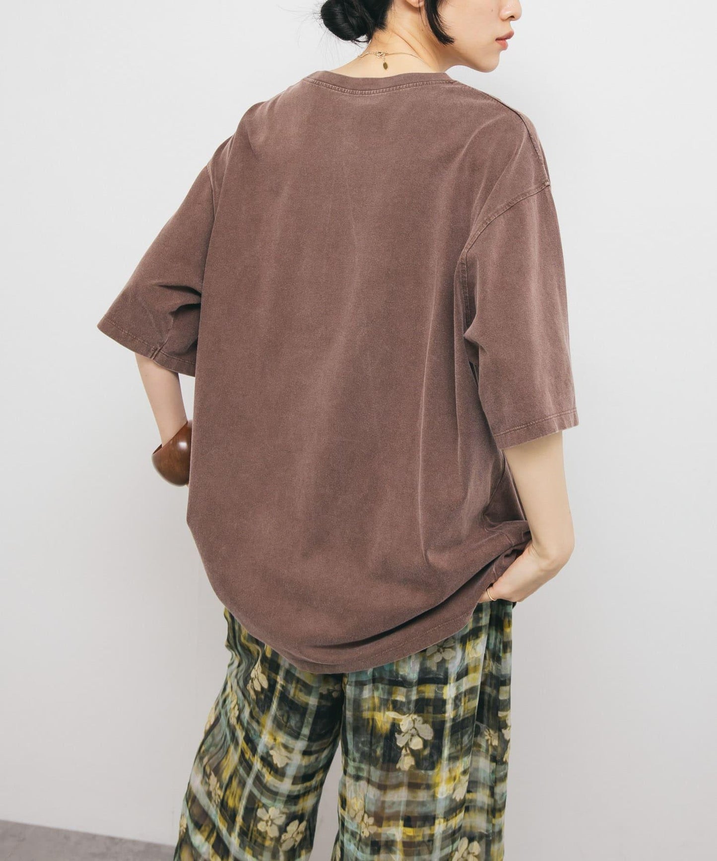 復古風格寬鬆T恤