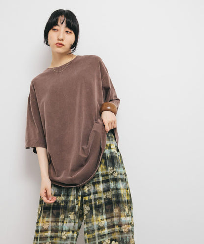 復古風格寬鬆T恤