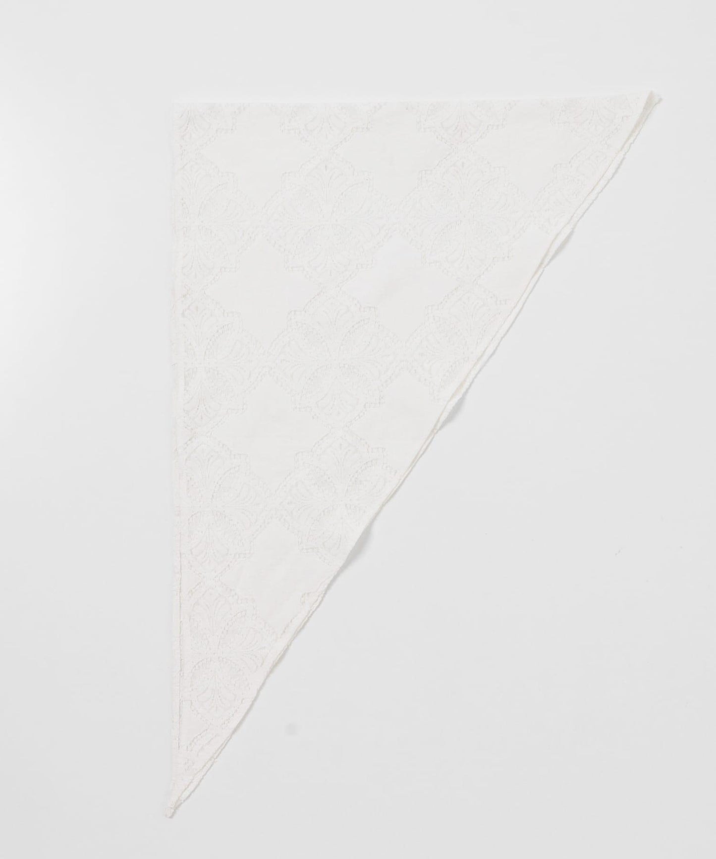 蕾絲圍巾套裝長褲