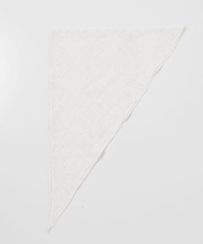 蕾絲圍巾套裝長褲