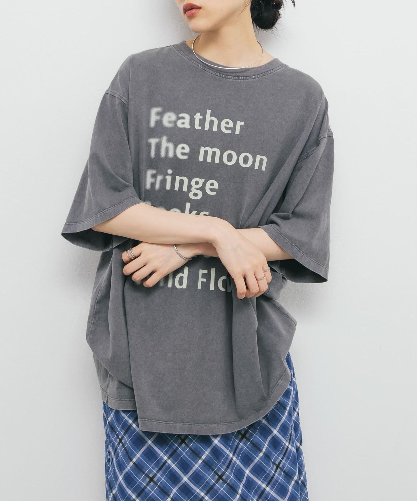 復古風格寬鬆T恤