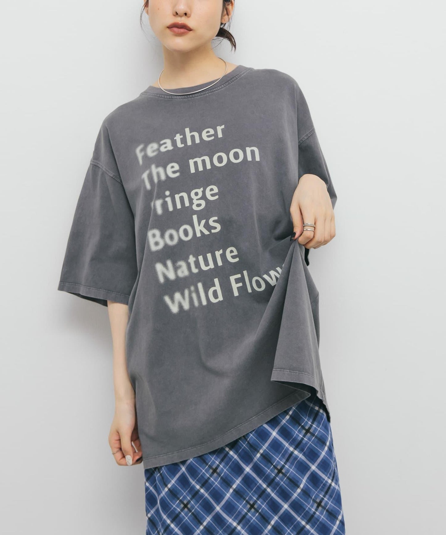 復古風格寬鬆T恤