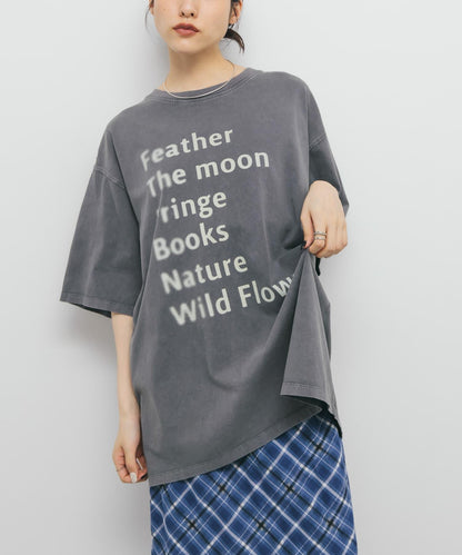 復古風格寬鬆T恤