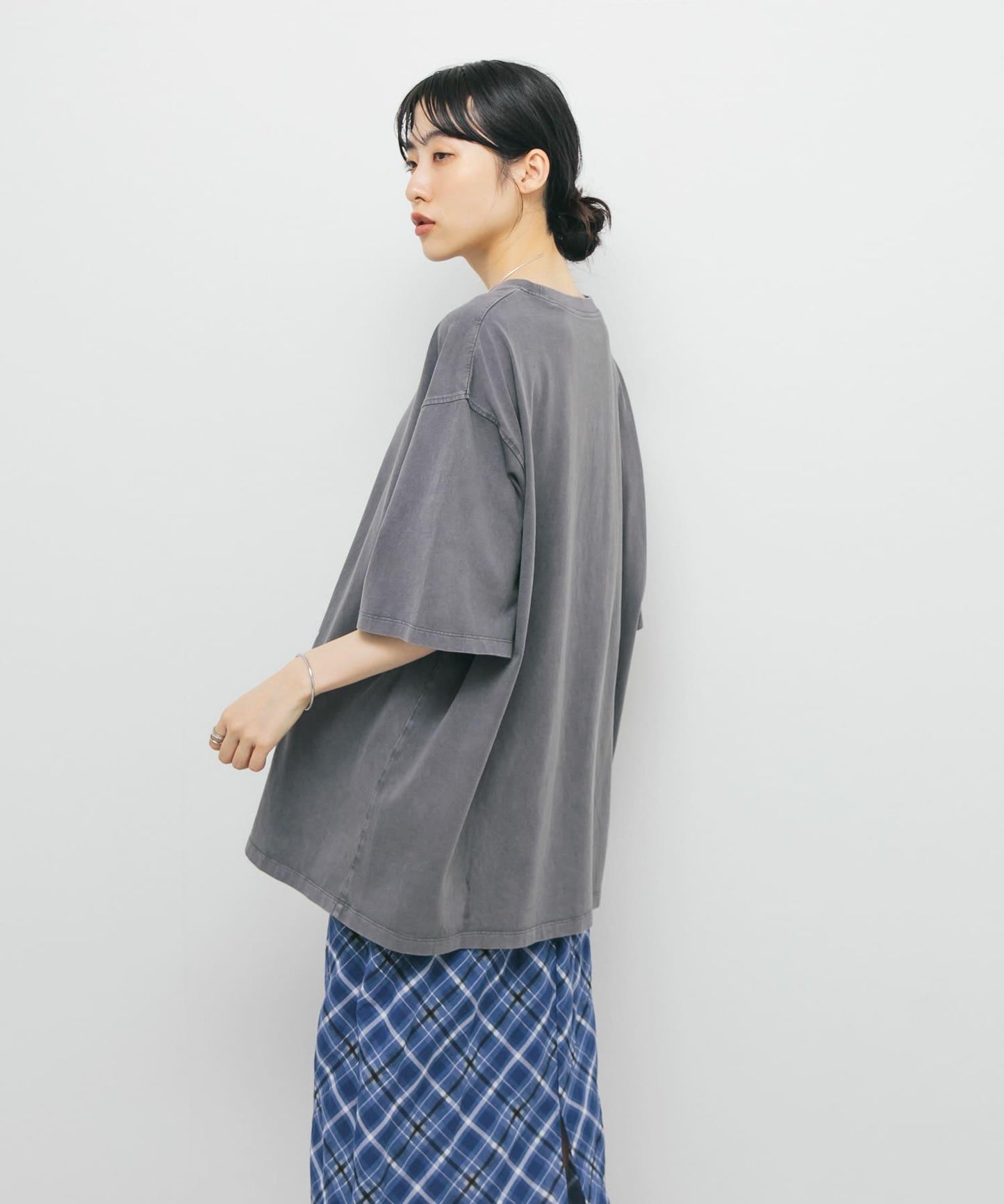 復古風格寬鬆T恤