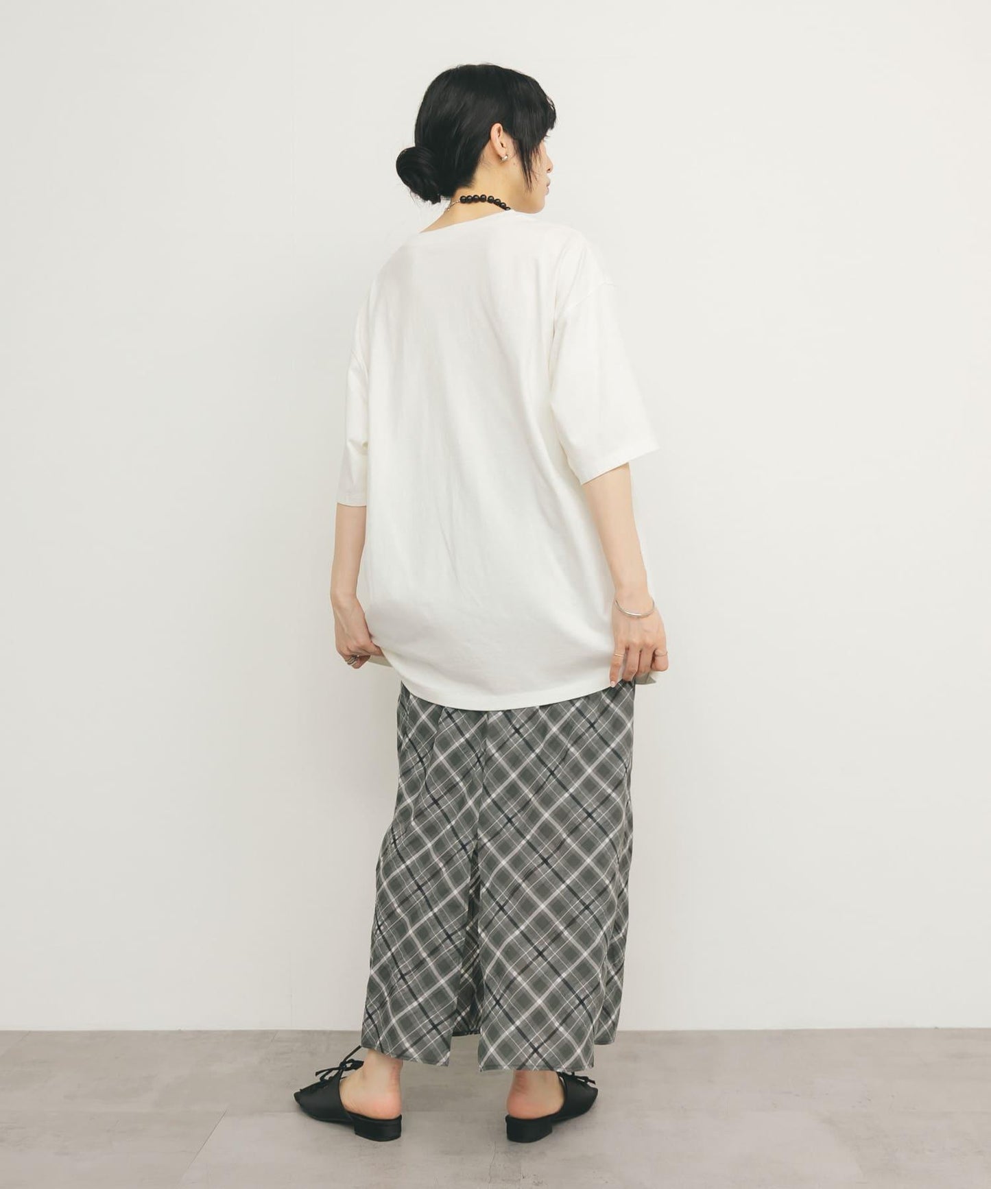 復古風格寬鬆T恤