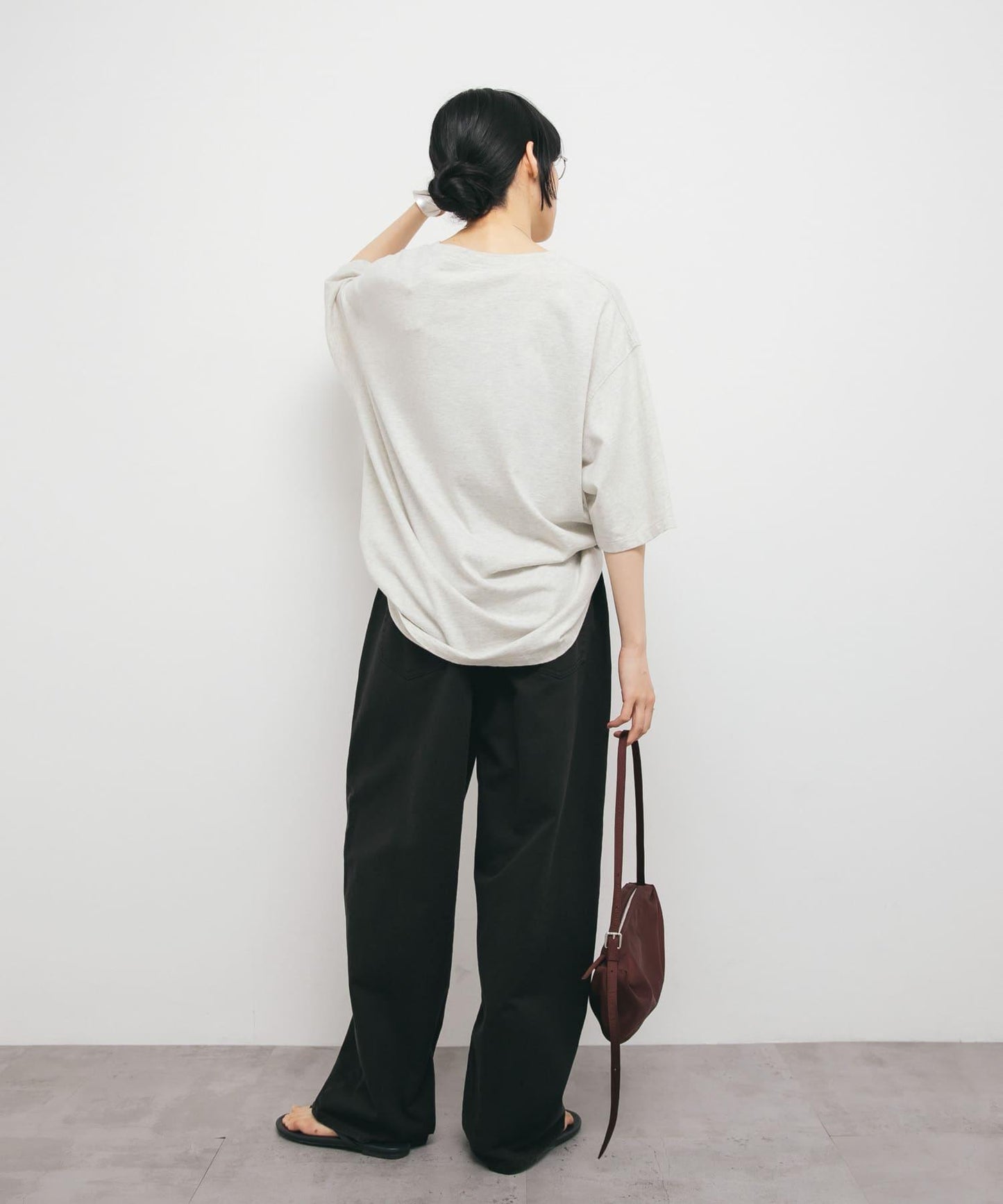 復古風格寬鬆T恤