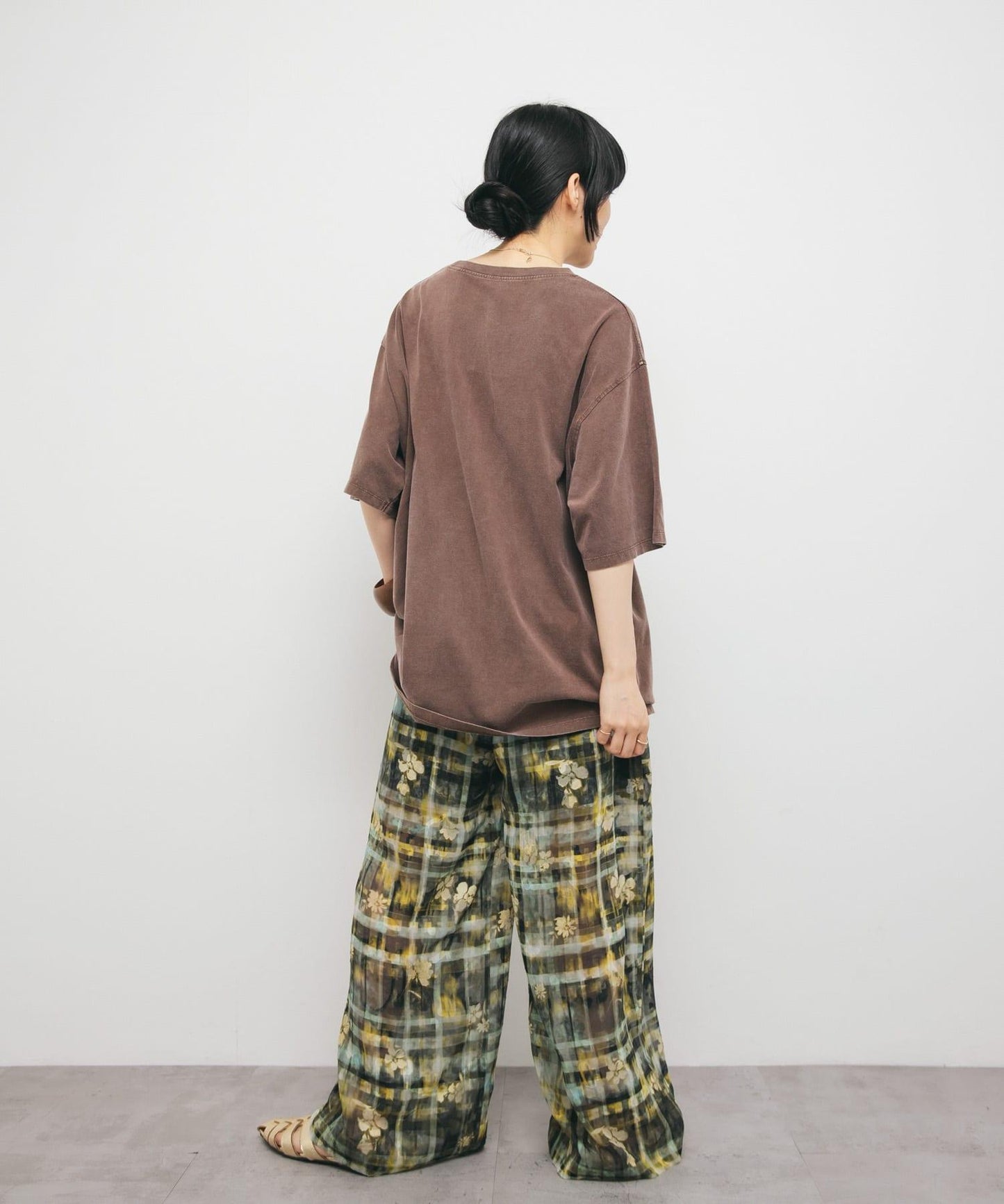 復古風格寬鬆T恤