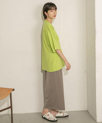 寬鬆版型針織襯衫