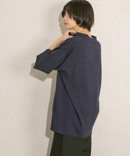 寬鬆版型針織襯衫