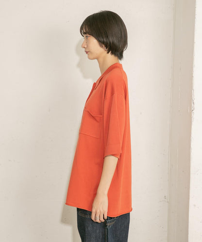 寬鬆版型針織襯衫