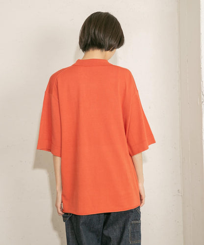 寬鬆版型針織襯衫