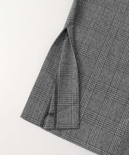 背部交叉高腰裙