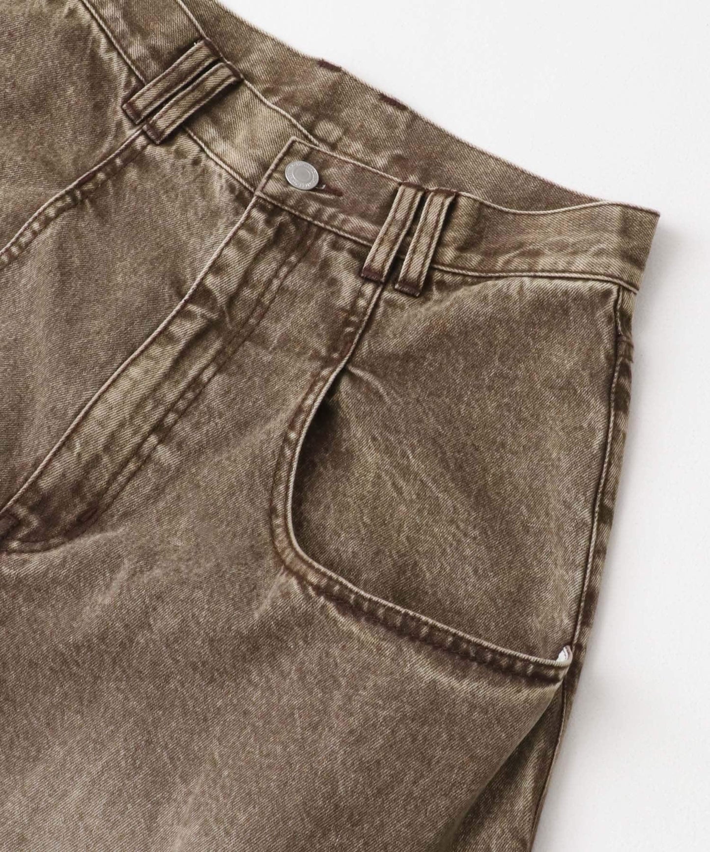 「部分色」「3尺碼可選」大口袋設計牛仔褲