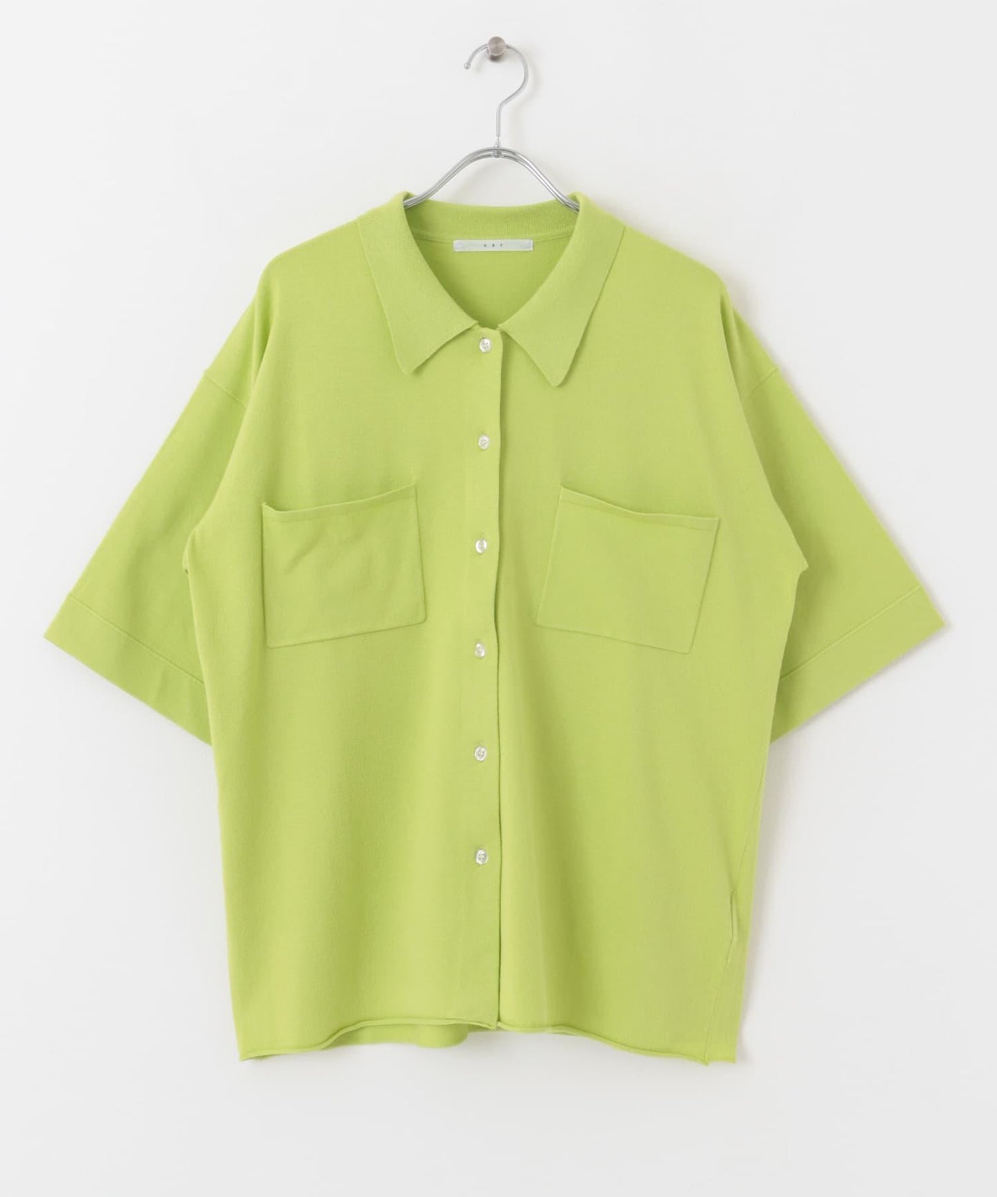 寬鬆版型針織襯衫