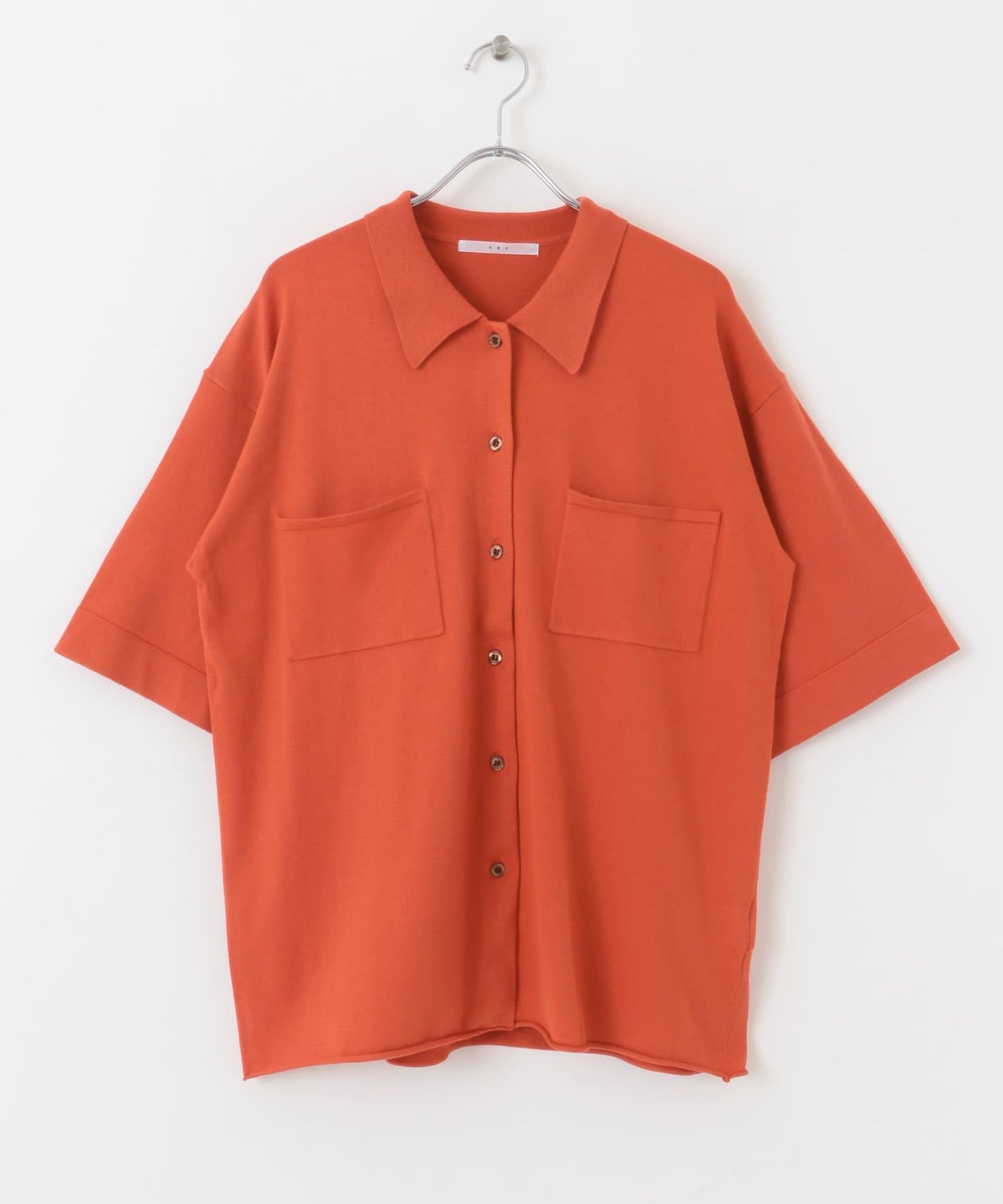 寬鬆版型針織襯衫