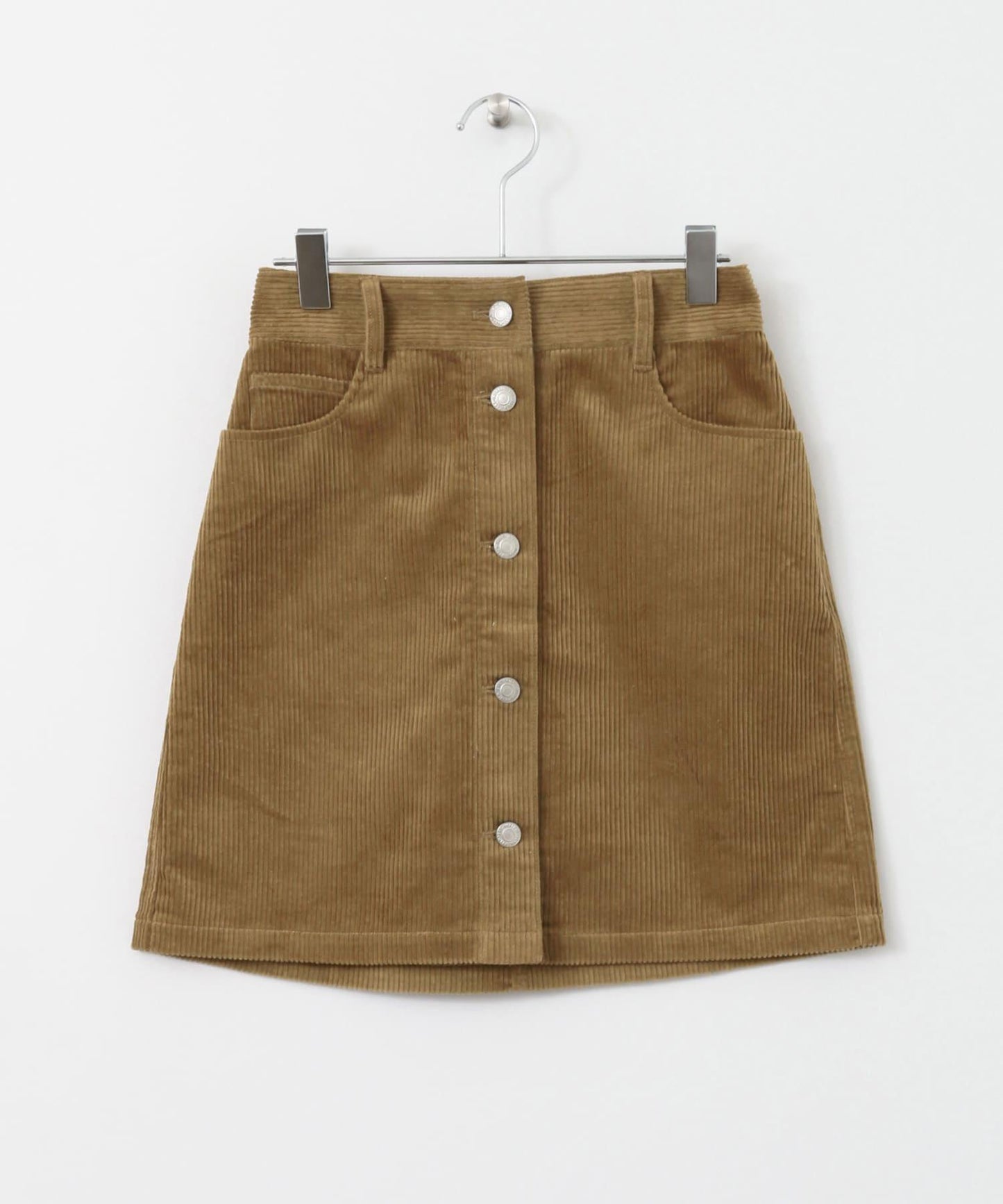 燈芯絨迷你裙∴