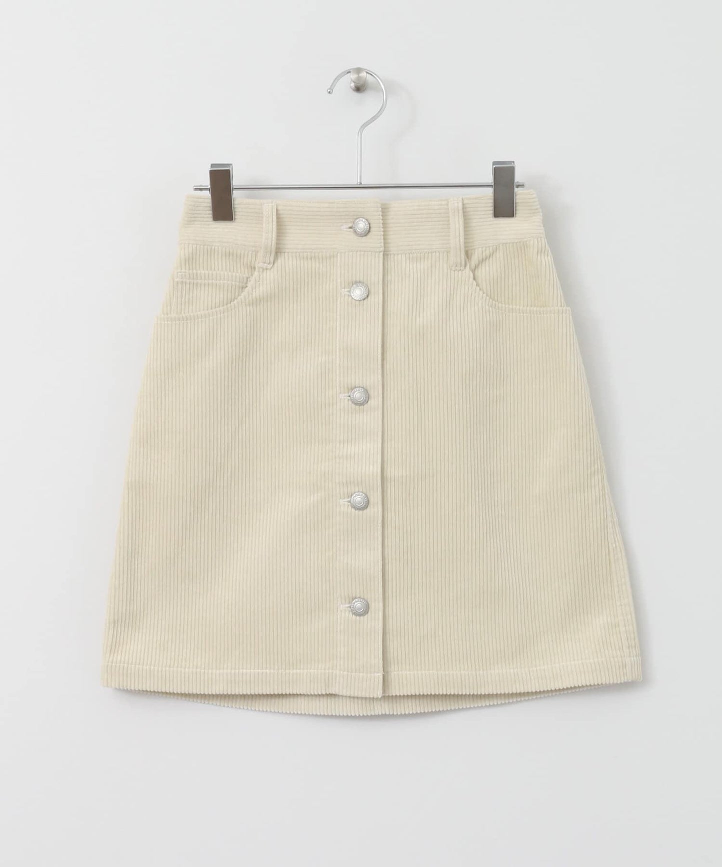 燈芯絨迷你裙∴