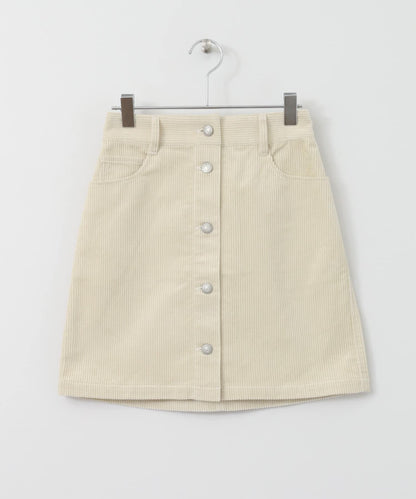 燈芯絨迷你裙∴