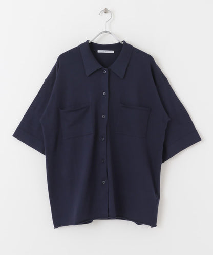 寬鬆版型針織襯衫