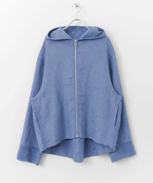 連帽寬鬆短款外套